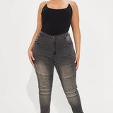 Camisa Top Silver Lining Invisible Strap Ribbed - Negro