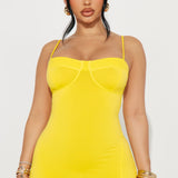 Vestido Midi Diana Cami - Amarillo