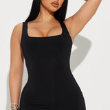 Vestido Midi Kiss Me Sleeveless - Negro