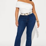 Pantiblusa Reese Off Shoulder Ruched - Marfil