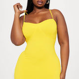 Vestido Midi Diana Cami - Amarillo
