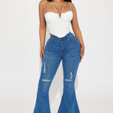 Camisa Top Sara Corset - Blanco