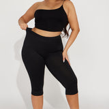 Mallas Just A Sip Capri - Negro