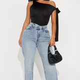 Camisa Top Kamari Off Shoulder - Negro