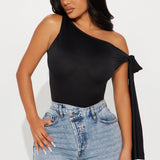 Camisa Top Kamari Off Shoulder - Negro