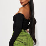 Pantiblusa Kelly Off Shoulder - Negro