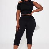 Mallas All My Potentials Capri - Negro