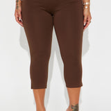 Mallas All My Potentials Capri - Chocolate