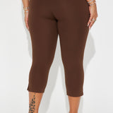 Mallas All My Potentials Capri - Chocolate