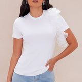 Camiseta Marielos Ruffle - Blanco