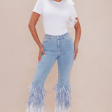 Camiseta Marielos Ruffle - Blanco