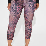 Mallas Wild Thoughts Capri - Vino Tinto/Combo