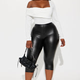 Camisa Top Kinsley Off Shoulder - Blanco