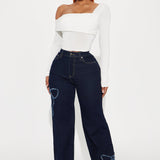Camisa Top Kinsley Off Shoulder - Blanco