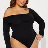 Pantiblusa Gia One Shoulder - Negro