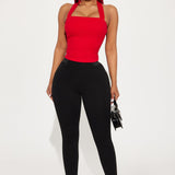 Camiseta Sin Mangas Tyra - Rojo