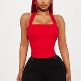 Camiseta Sin Mangas Tyra - Rojo
