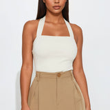 Camiseta Sin Mangas Tyra - Crema