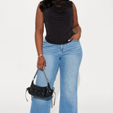 Camisa Top Make You Mine Lace - Negro