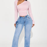 Camisa Top Lost Your Chance Ruched - Rosa