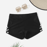 Swim Basics Shorts de playa con tira cruzada lado