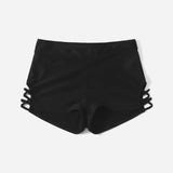 Swim Basics Shorts de playa con tira cruzada lado