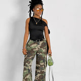 Camisa Top Kamari Off Shoulder - Negro