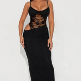 Vestido Maxi de Encaje Maneater