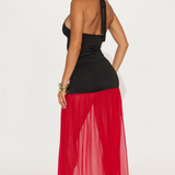 Conjunto de Falda Maxi de Malla Stole Your Attention