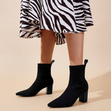 Cuccoo Everyday Collection Botas calcetin minimalista de punta