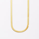 Collar unicolor minimalista de 1 pieza, joyeria de acero inoxidable