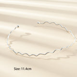 NEW 1 Pieza Collar Simple Tipo Gargantilla De Metal Con Cable Para Mujer