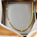 Collar de cadena minimalista de 1 pieza, joyeria de acero inoxidable