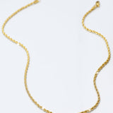 Collar de cadena minimalista de 1 pieza, joyeria de acero inoxidable