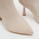 Cuccoo Everyday Collection Botas calcetin minimalista con tacon de punta