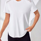 Tennis Casual Camiseta deportiva con abertura trasera