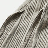 Maternidad de cuello cisne lado con abertura Camiseta con de cintura ajustable medio Falda 2 piezas/set