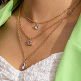NEW 1 Pieza Collar De Perlas Con Colgante En Forma De Y De Aleacion Simple Para Mujeres, Perfecto Como Regalo Para Una Cita