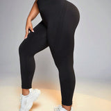 NEW Yoga Basic Pantalones De Yoga De Talla Grande Con Control De Abdomen Y Realce De Cadera
