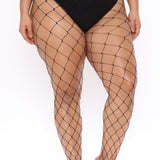 Medias Seek And You'll Find Fishnets - Negro