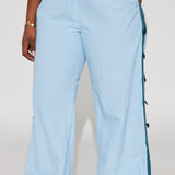 Pantalón If You Behave Windbreaker Track - Azul Claro