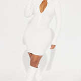 Vestido mini Selma - Color blanco apagado