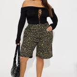Camisa Top Royal Off Shoulder Lace Up - Negro