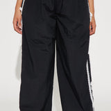 Pantalón Lisa Windbreaker Track - Negro