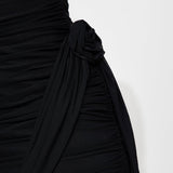Vestido Mini Adeline de Malla - Negro