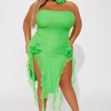Vestido Midi Elvenie - Verde