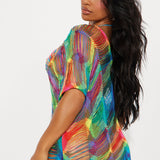 Vestido cubre crochet Elizabeth - Multicolor