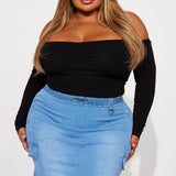 Pantiblusa Kelly Off Shoulder - Negro