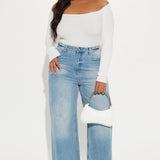 Suéter Madisyn Off Shoulder - Marfil