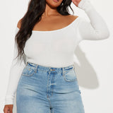 Suéter Madisyn Off Shoulder - Marfil